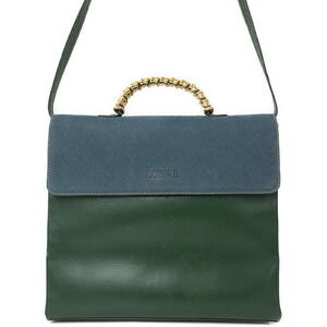 Loewe Velazquez 2way Leather twist Handle Handbag Brown